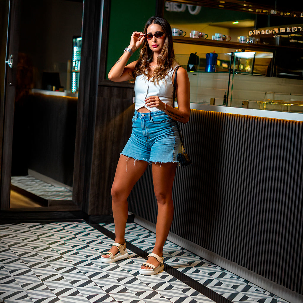 Sandalia LUVIC Beige